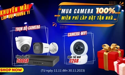 Tháng 11, Mua Camera Miễn Phí Lắp Đặt Tận Nhà